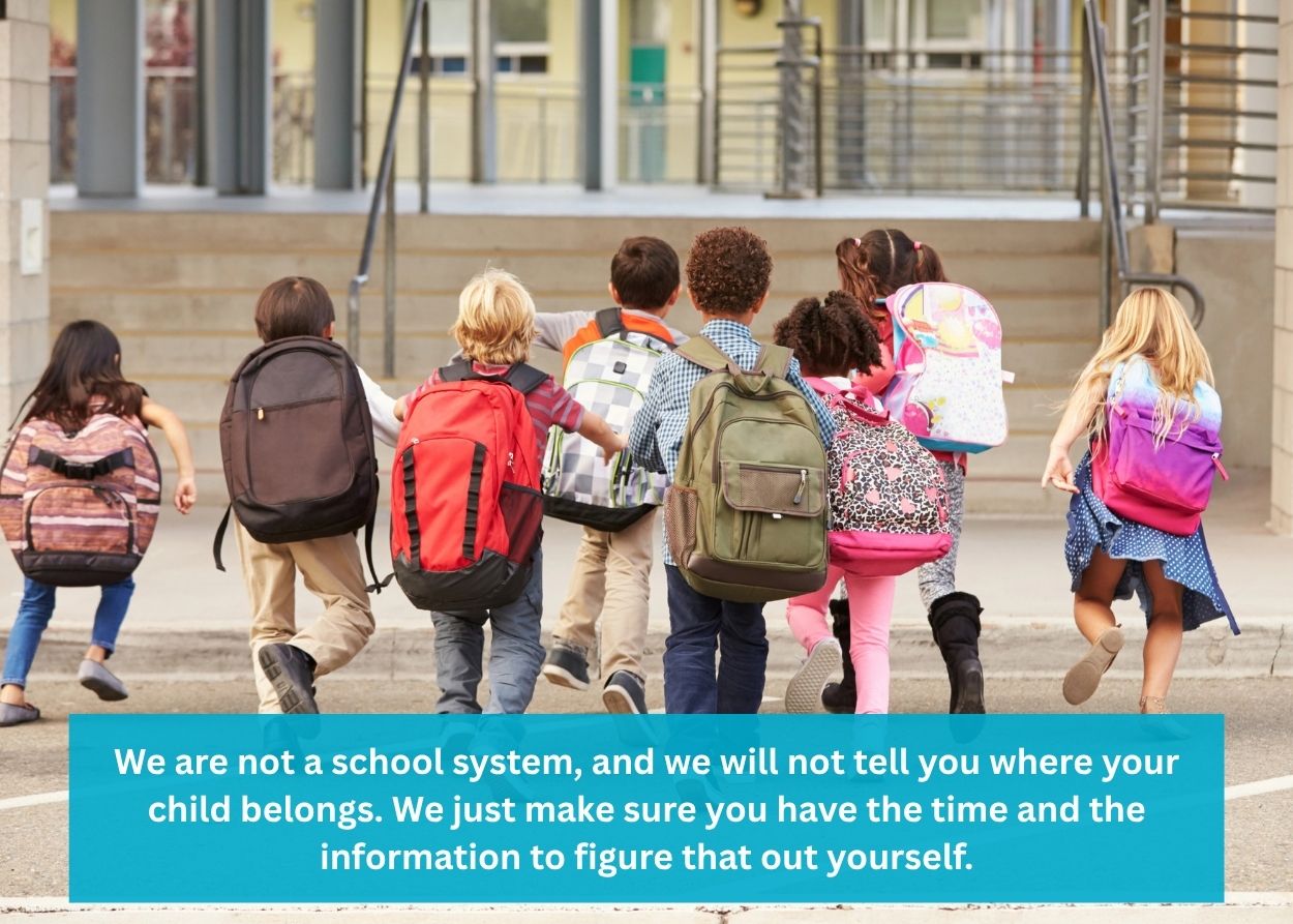 1. Elementary students with backpacks walking into school while comparing independent schools in Atlanta
